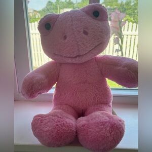 Build-A-Bear Pink Spring Frog 16”